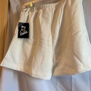 Off-White Women's Cream High Waist Shorts